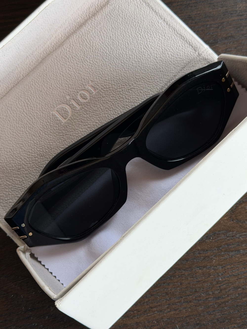 Dior Glossy Black Women's Sunglasses